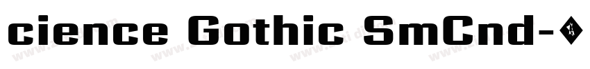 cience Gothic SmCnd字体转换 cience Gothic SmCnd字体转换